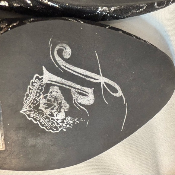 FREE PEOPLE SZ 39 Evie Convertible Canvass Brocade Ballet Flats Squared Toe NEW - Picture 9 of 9